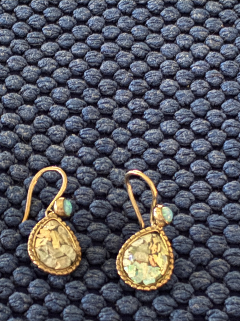 Silpada’s Sterling Silver Roman Glass Drop Earrings